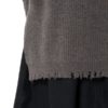 LONG SLV OVER KNIT TEE GREY