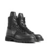 LEATHER COMBAT BOOTS
