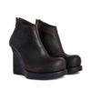 AW18 GÖRAN HORAL N32 BROWN WAXED ZIPPED BOOTIE
