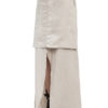 SS19 DELADA LINEN LONG SKIRT 2