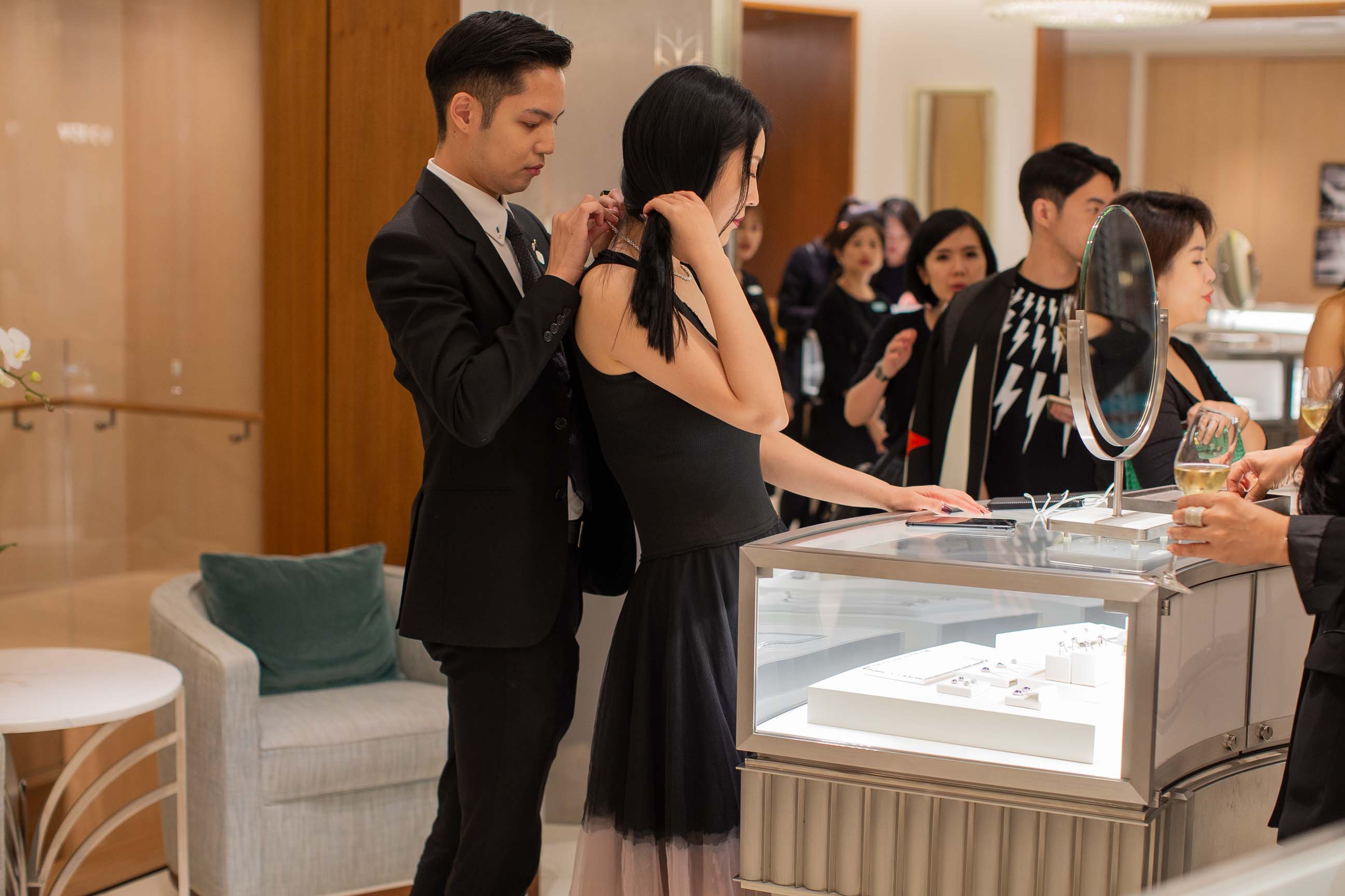 A glimpse into the private dinner for L'armoire and Tiffany & Co