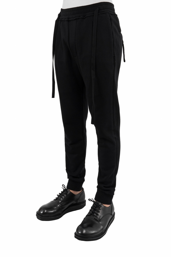 JOGGER PANTS WITH RAW EDGE | L'ARMOIRE