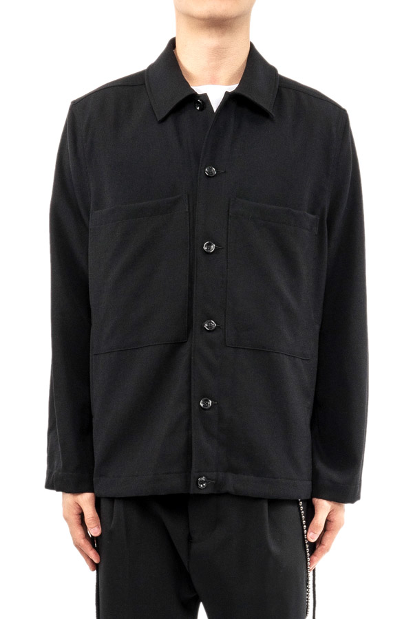 PATCH POCKET JACKET WOOL | L'ARMOIRE