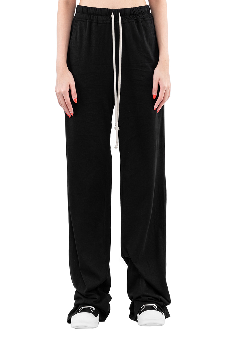 Shop DRKSHDW BY RICK OWENS DRAWSTRING LONG PANTS BLACK | LARMOIRE ...