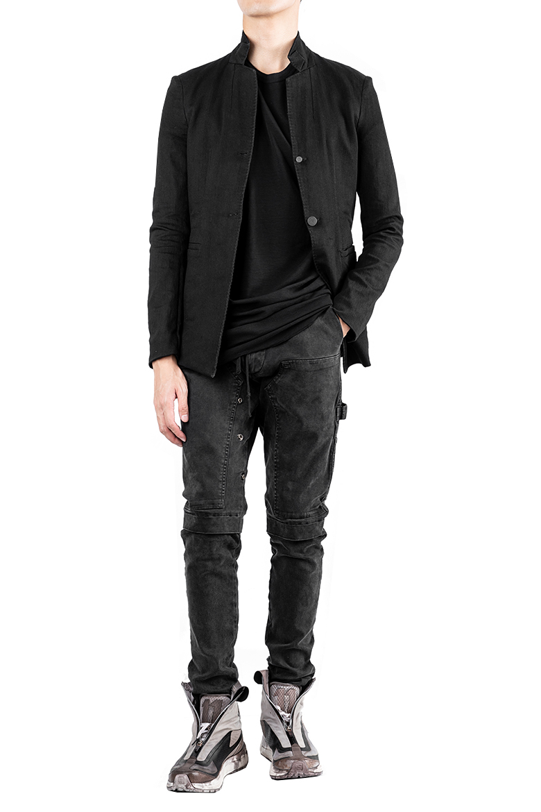 Shop BORIS BIDJAN SABERI SUIT2 FADED LIGHT GREY | LARMOIRE-SINGAPORE.COM