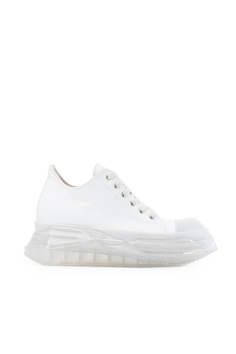 Shop DRKSHDW BY RICK OWENS ABSTRACT SNEAKERS WHITE/CLEAR | LARMOIRE ...