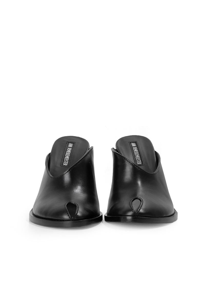 Shop ANN DEMEULEMEESTER SHOES VITELLO SETA CRUST NERO Shop ANN DEMEULEMEESTER SHOES VITELLO SETA CRUST NERO