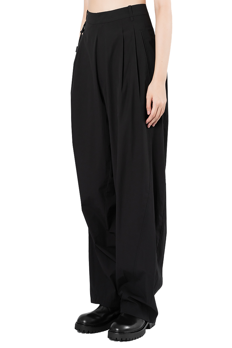 CHAINED WIDE PANTS BLACK