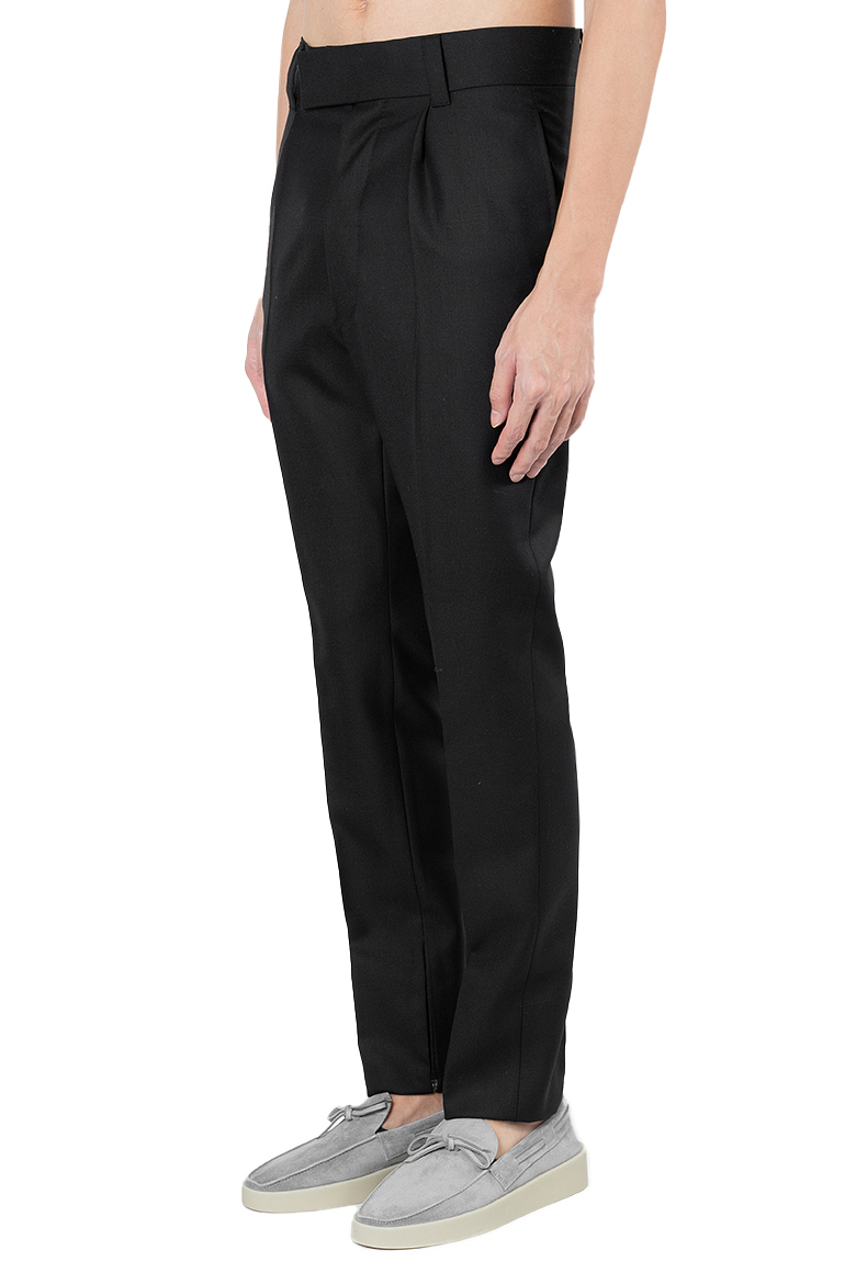 FEAROFGODZEGNA SINGLE PLEAT TROUSERS GREY | L