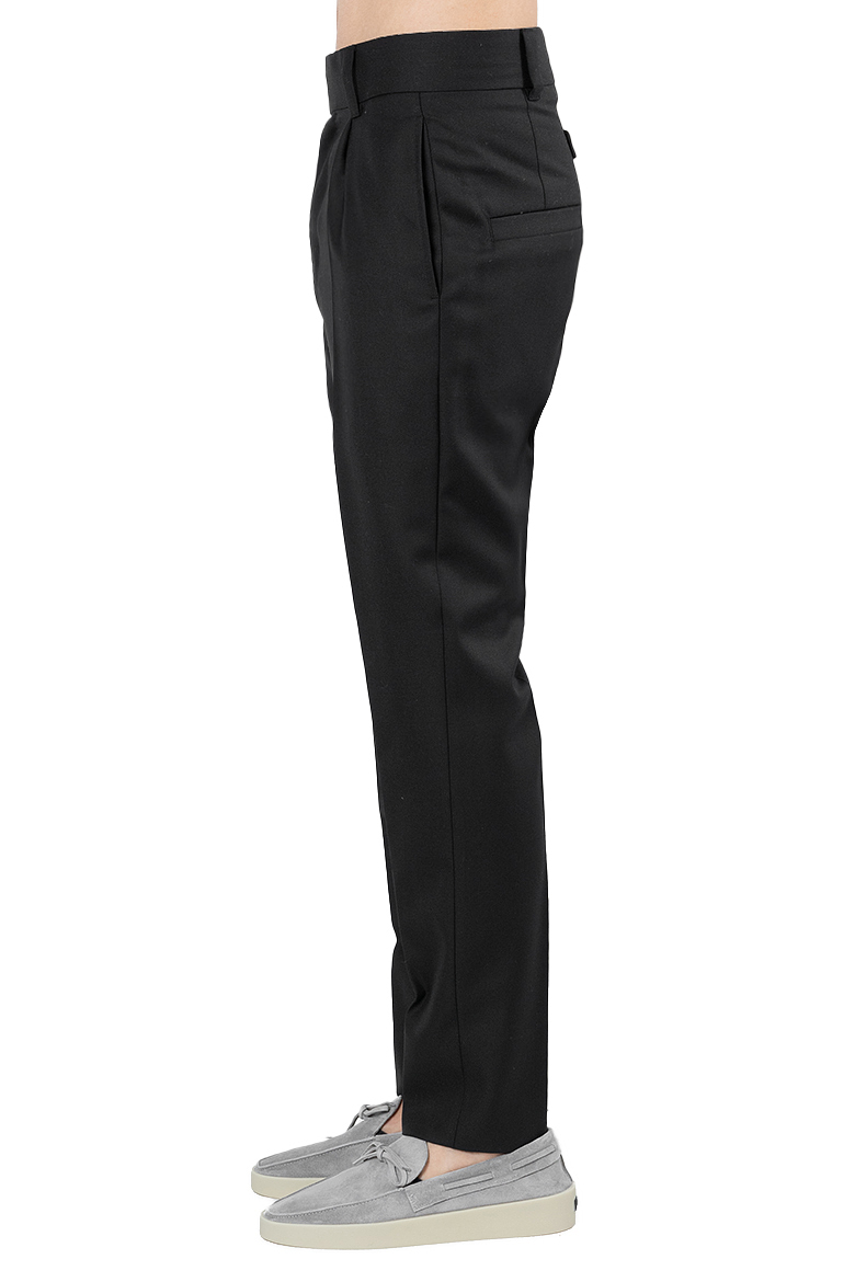 FEAROFGODZEGNA SINGLE PLEAT TROUSERS GREY | L