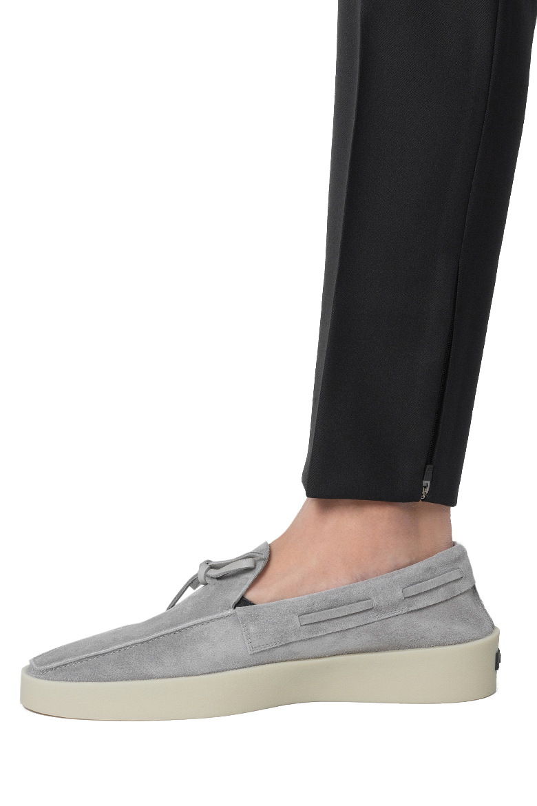 FEAROFGODZEGNA SINGLE PLEAT TROUSERS GREY | L