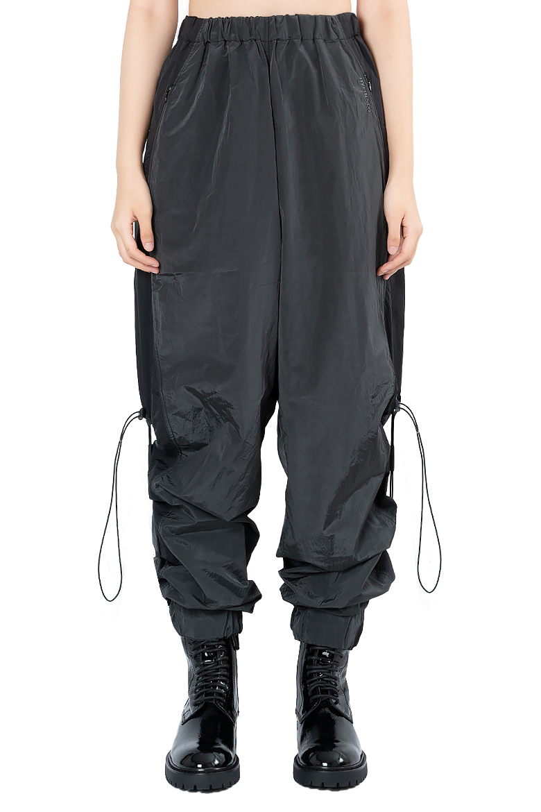 HYEIN SEO | LOGO WIND PANTS BLACK | L'ARMOIRE