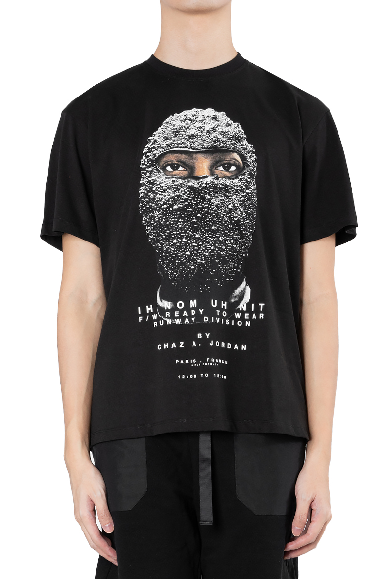 IH NOM UH NIT | RELAXED T-SHIRT BLACK MASK BLACK | L'ARMOIRE
