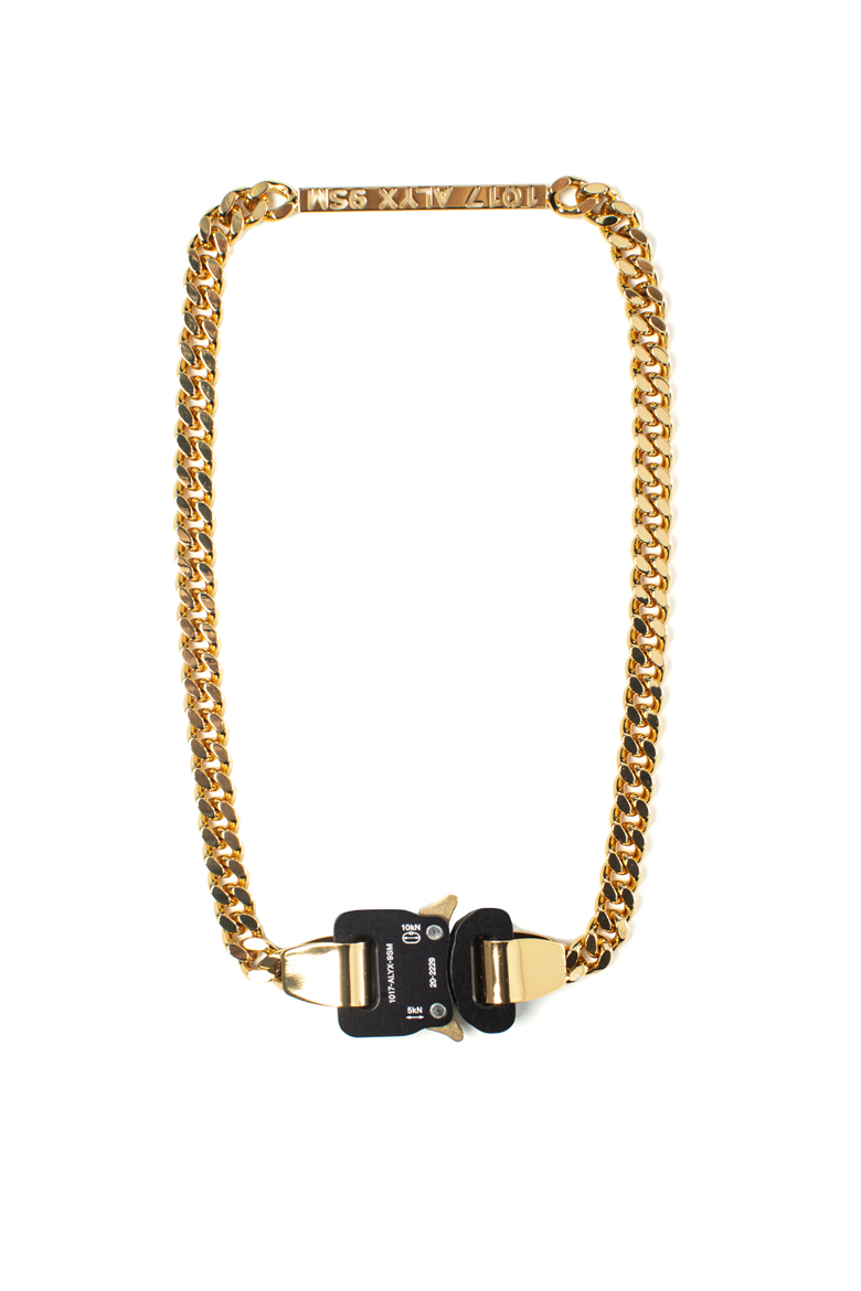 1017 ALYX 9SM BUCKLE NECKLACE GOLD SHINY | L'ARMOIRE
