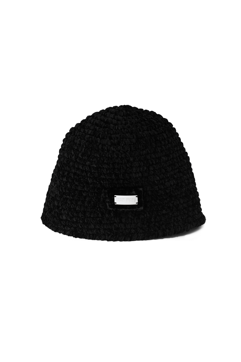TEAM WANG | TEAM WANG KNITTED BUCKET HAT BLACK | L'ARMOIRE