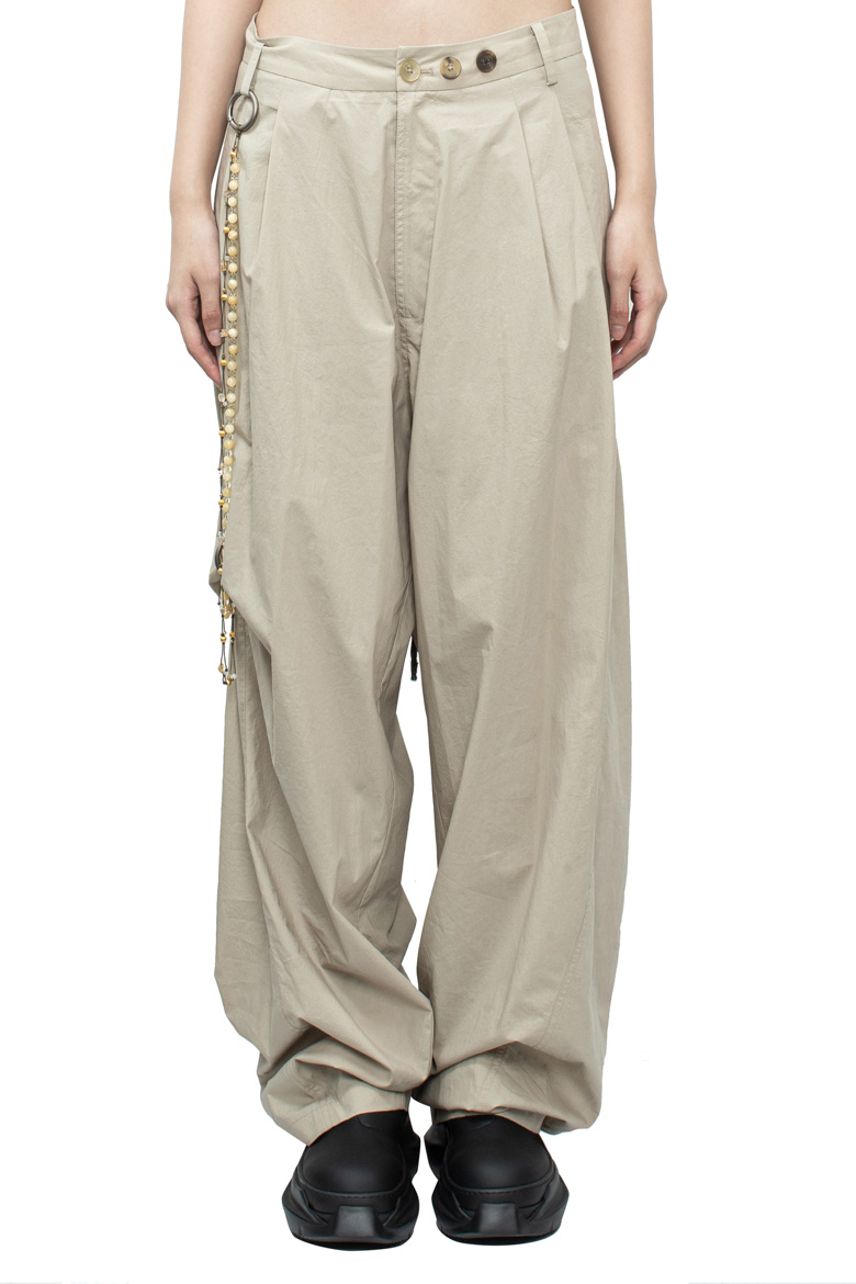 hyein seo chained wide pants ピアスパンツウエスト75