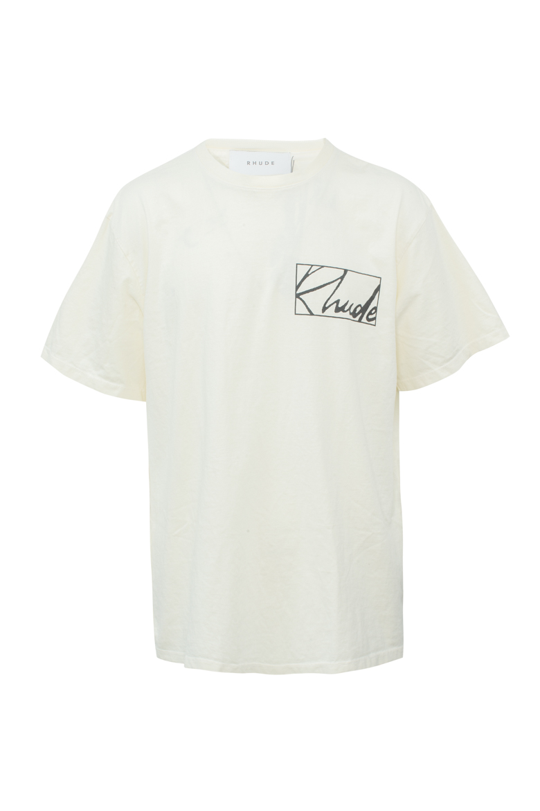 RHUDE | THEORIST TEE WHITE | L'ARMOIRE