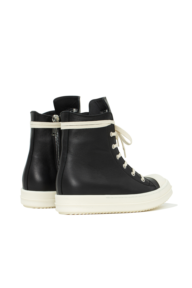 RICK OWENS | PHLEGETHON SNEAKERS W BLACK/MILK | L'ARMOIRE