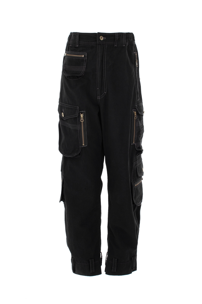 HYEIN SEO | CARGO PANTS BLACK | L'ARMOIRE