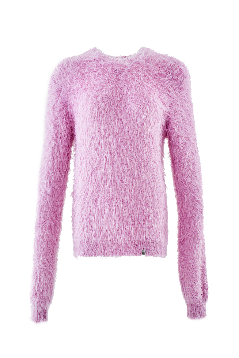 1017 ALYX 9SM | FEATHER CREWNECK SWEATER PINK | L'ARMOIRE