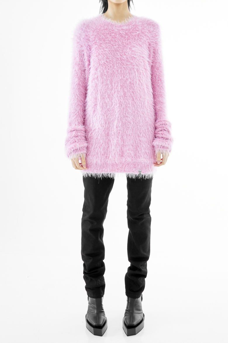 1017 ALYX 9SM | FEATHER CREWNECK SWEATER PINK | L'ARMOIRE