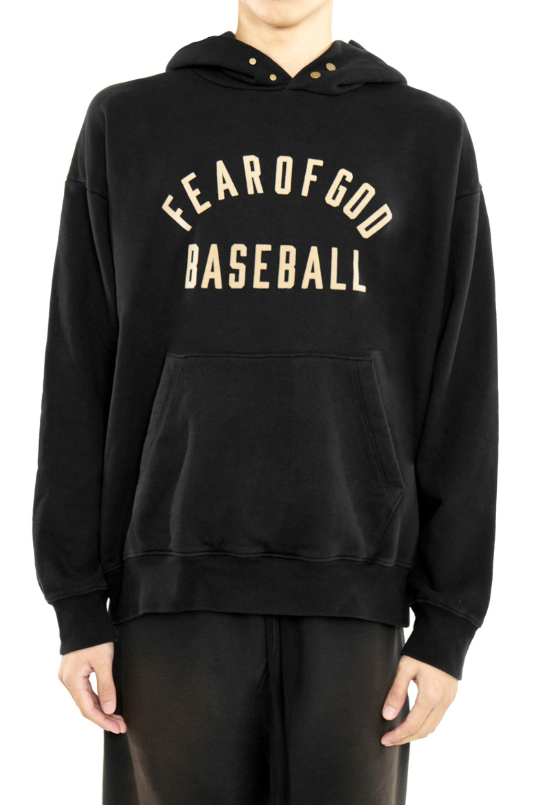 FEAR OF GOD | SEVENTH COLLECTION | BASEBALL HOODIE BLACK | L'ARMOIRE