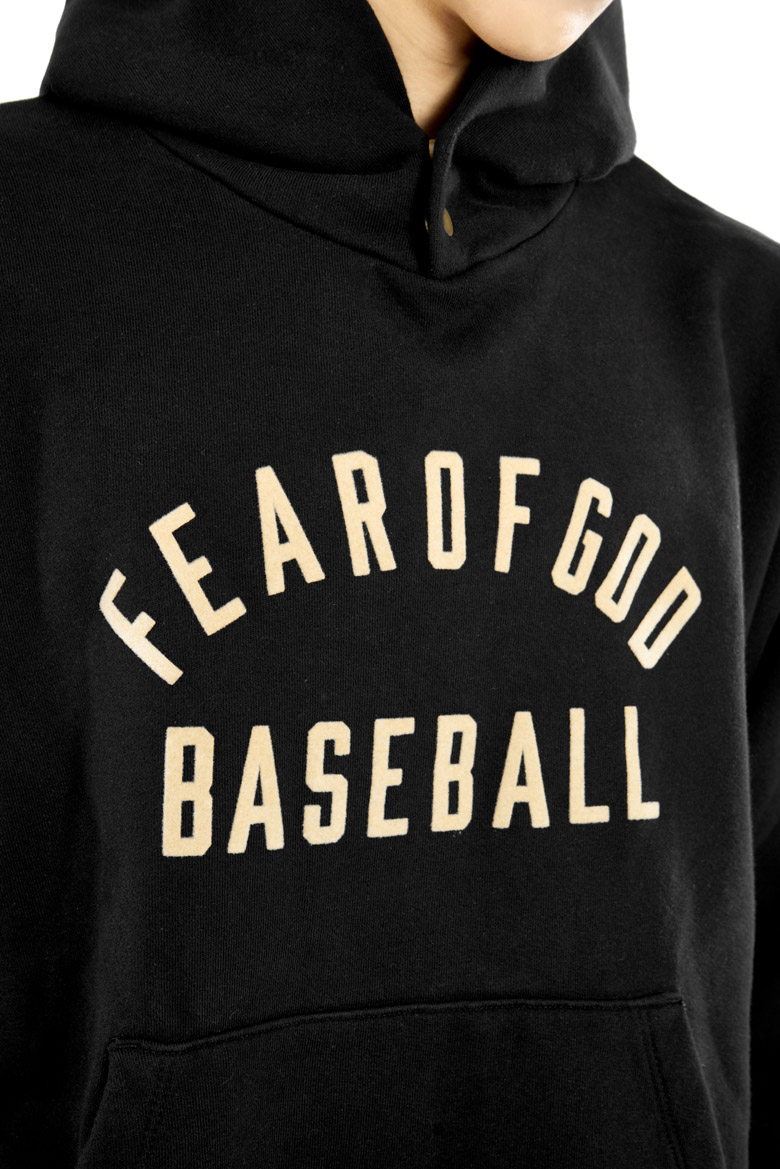 FEAR OF GOD | SEVENTH COLLECTION | BASEBALL HOODIE BLACK | L'ARMOIRE