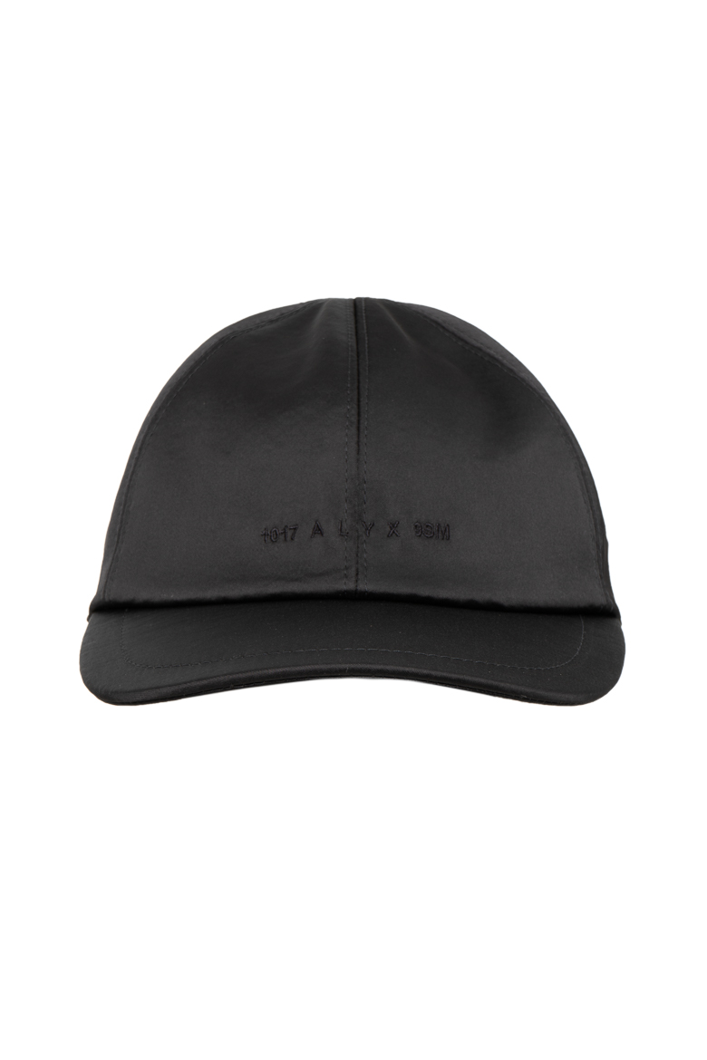 1017 ALYX 9SM | SATIN LOGO CAP W/ BUCKLE BLACK | L'ARMOIRE