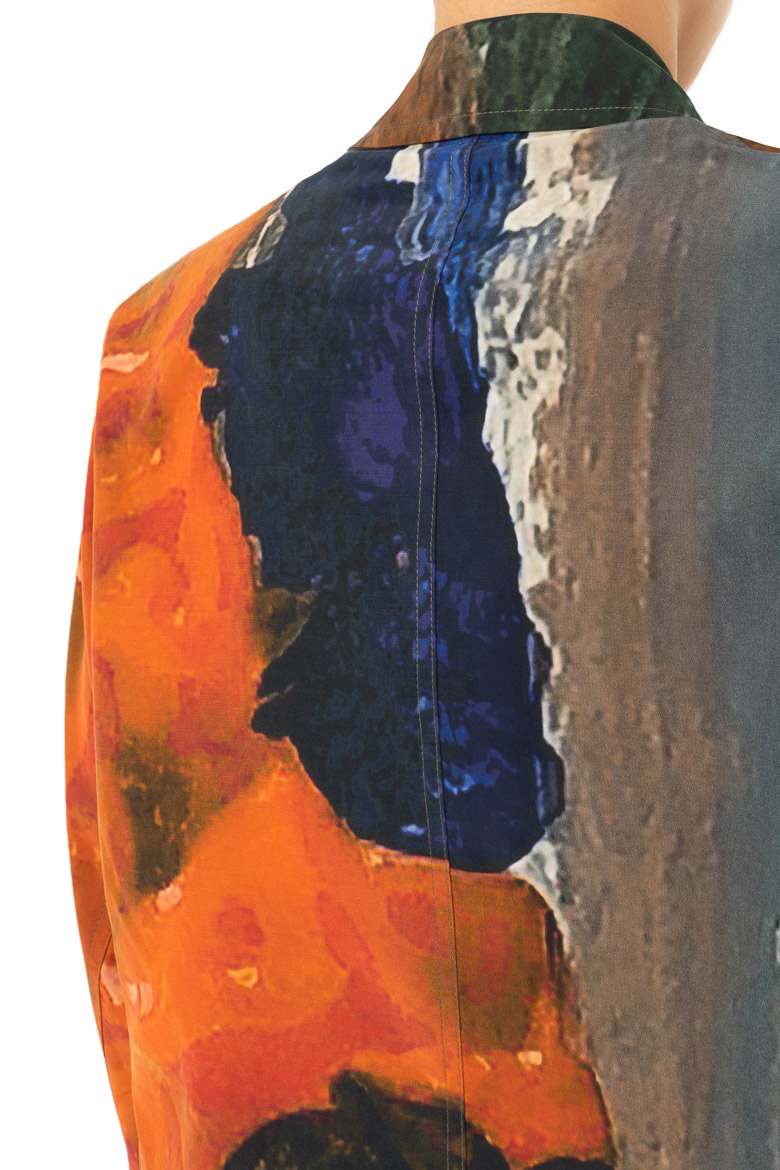 SONG FOR THE MUTE 'PORTRAIT' COACH JACKET MULTI L'ARMOIRE