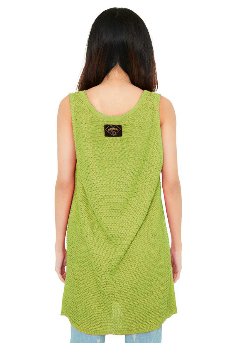 SS22 8ON8 KNITTED VEST OLIVE GREEN 4