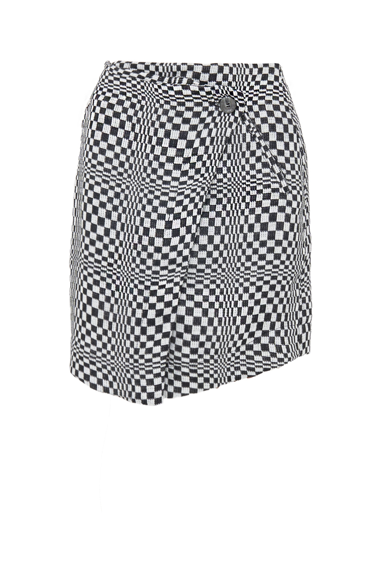 SONG FOR THE MUTE | MINI SKIRT BLACK/WHITE | L'ARMOIRE