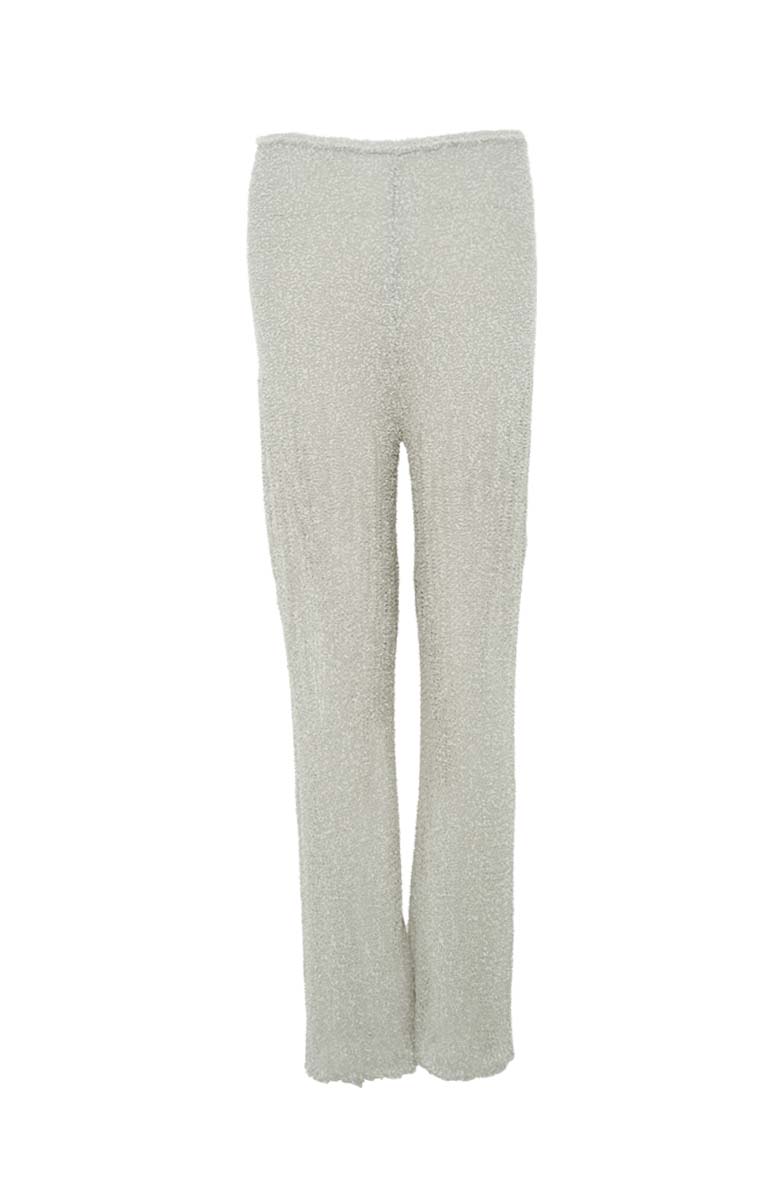 SWAYING/KNIT | JAPANESE PAPER FLUFFY KNITTED TROUSERS GREY | L'ARMOIRE