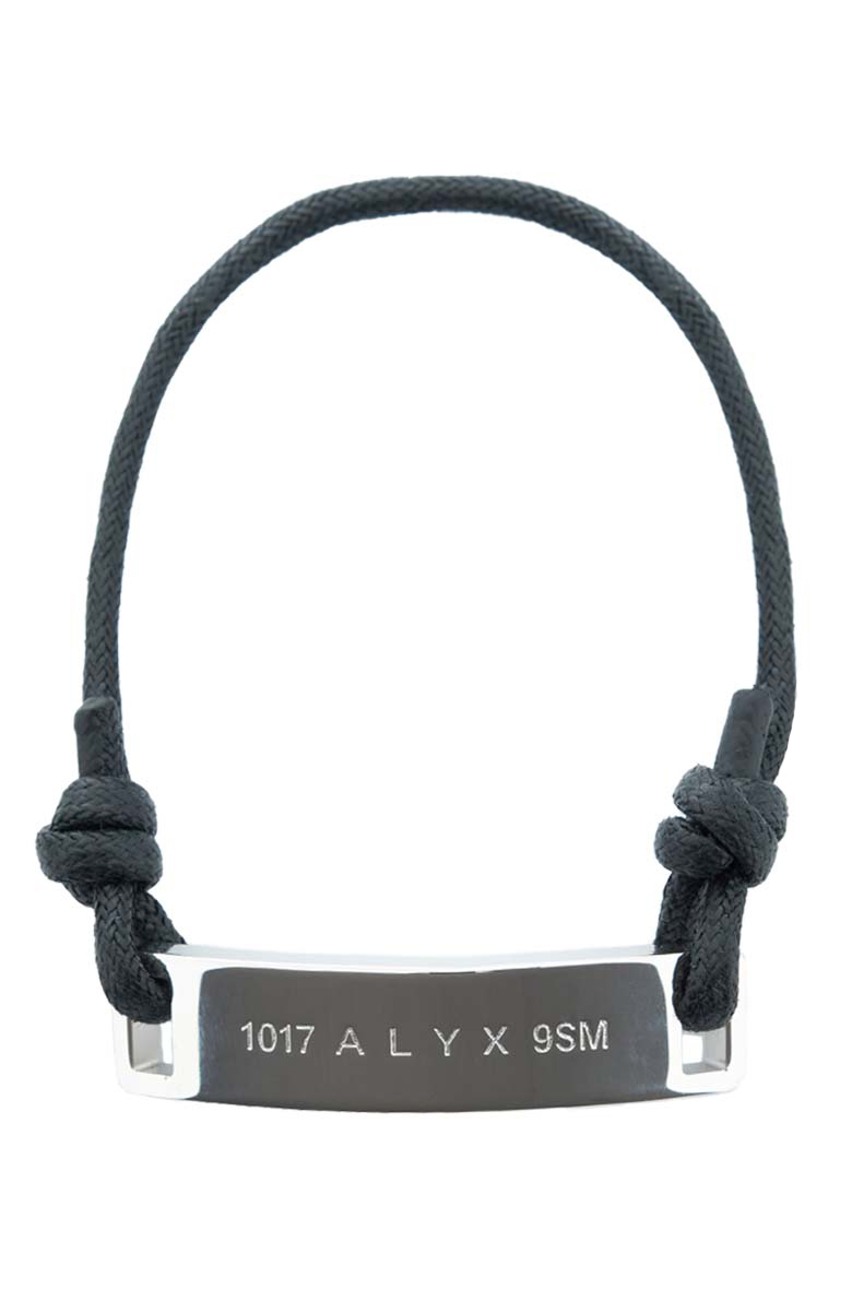 1017 ALYX 9SM | CORD AND METAL BRACELET BLACK | L'ARMOIRE