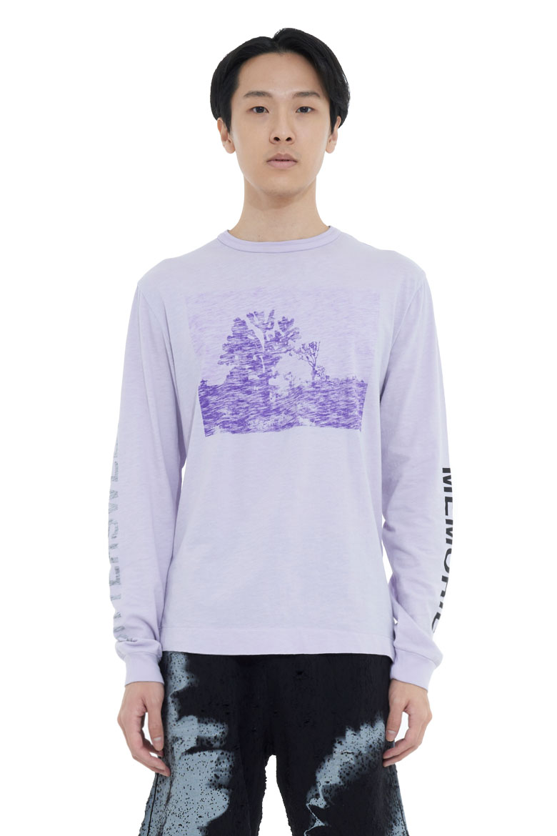 SS22 1017 ALYX 9SM GRAPHIC L-S T-SHIRT LILAC 2