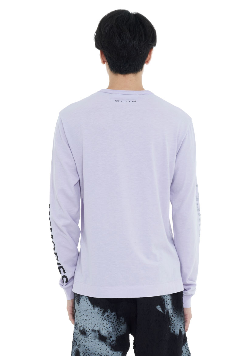 SS22 1017 ALYX 9SM GRAPHIC L-S T-SHIRT LILAC 4
