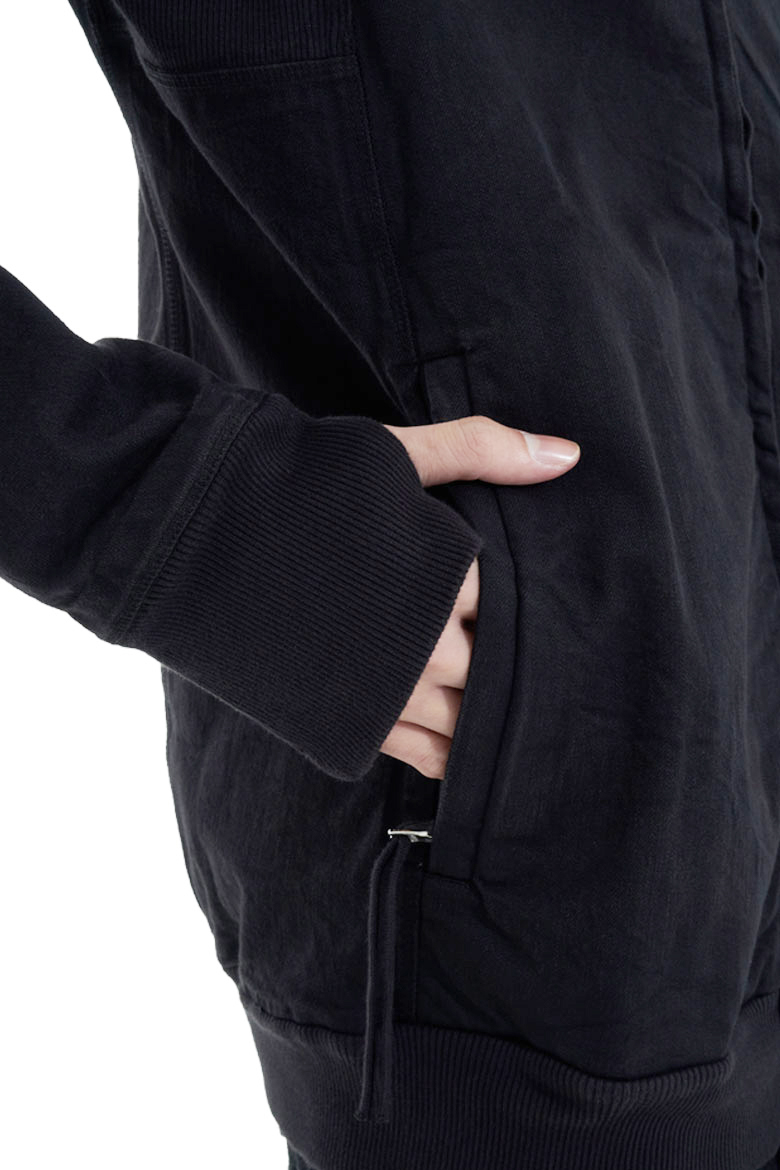 BORIS BIDJAN SABERI | HYBRID ZIPPER2.1 ST JACKET BLACK | L